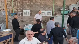 برپایی موکب رزمندگان مراغه&zwnj; ای در مسیر بازگشت زائران اربعین