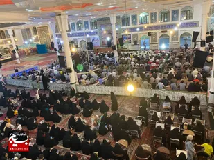 تصاویر اختصاصی بسیج از اولین سالگرد عروج مرد میدان خدمت در تربت&zwnj;جام