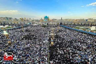 برگزاری مراسم باشکوه دعای عرفه در حرم مطهر رضوی