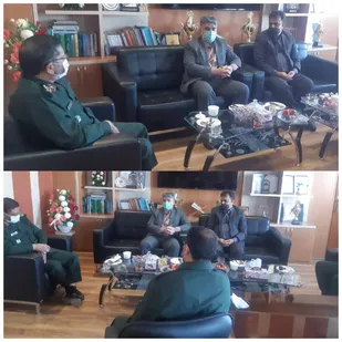 دیدار مسئول سازمان بسیج ورزشکاران و فرمانده سپاه سلمان استان سیستان و بلوچستان