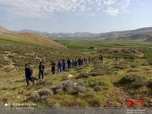 کوهنوردی ناحیه مقاومت بسیج شهرستان بویراحمد از مورگاه تا چشمه سلام