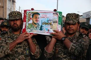 مراسم تشییع شهید سجاد پور جباری در بندرگز برگزارشد