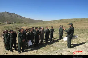 برگزاری آزمون تیراندازی کارکنان سپاه ناحیه رزن