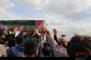 استقبال مردم همدان از پیکر مطهر شهید &laquo;محمدحسین بشیری&raquo;