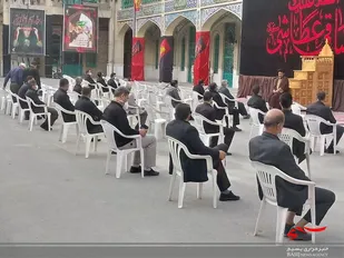 مراسم سوگواری خامس آل عبا
