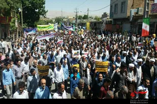 حضور حماسی مردم نهاوند در راهپیمایی روز قدس