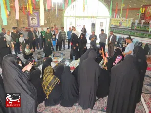 برگزاری مراسم استقبال از خانواده معظم شهید حاجی زادگان در هندیجان+فیلم