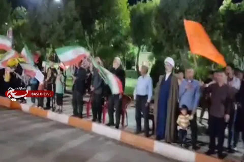 اجتماع پرشور شبانه مردمی در قهاوند