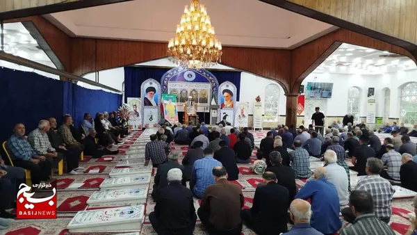 مراسم سوم شهید سیدحمید رضا صدیقی صابر