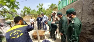 برگزاری رزمایش جهادگران فاطمی در شهرستان سلطانیه