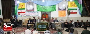 طنین دلنشین و ملکوتی کلام نور در محفل نورانی انس با قرآن روستای شیرین&zwnj; آباد فریمان
