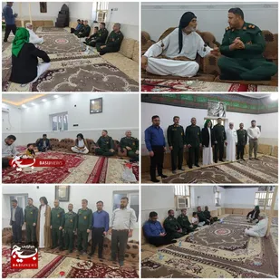 دیدار فرمانده ناحیه مقاومت بسیج امام رضا(ع) شهرستان حمیدیه با جمعی از سادات روستاهای تابعه