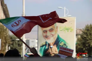 برگزاری مراسم راهپیمایی ۱۳ آبان در ساوجبلاغ