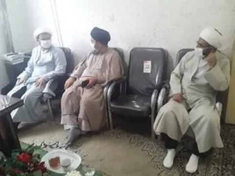 دیدارنمایندگی ولی فقیه درناحیه تفرش با فرمانده پایگاه بسیج طلاب