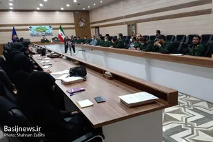 جلسه&zwnj; هماهنگی رزمايش بسیج سازندگی سپاه ناحیه ملایر