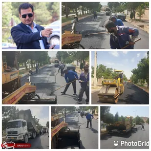 تداوم عملیات&zwnj;های عمرانی در شاهرود/نهضت آسفالت شهری اولین پروژه شهری بر اساس نظر سنجی شهروندان