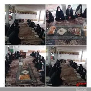 برپایی مراسم ختم قرآن و سفره صلوات در ریگ