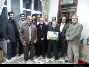 دیدار با خانواده شهید مدافع حرم در شهرکرد