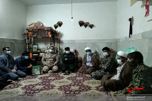 دیدار با خانواده شهیدان فضل الله دیده ور و شهیدرئیس محمد سابکزهی