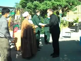 مراسم تجلیل ازخبرنگاران بسیجی شهرستان فریمان برگزار شد