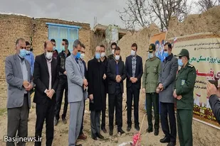 کلنگ&zwnj;زنی پروژه مسکن محرومین در نهاوند