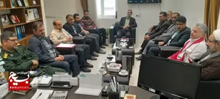 جلسه ستاد دومین یادواره شهدای امدادگر بهداری رزم دفاع مقدس آمل