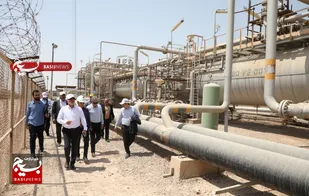 وارد مدار شدن چاه ۳۳ میدان دارخوین برای نخستین بار