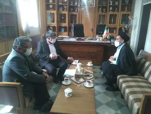 دیدار مسئول نمایندگی ولی&zwnj;فقیه در تیپ ۱۲ قائم با مدیرکل فرهنگ و ارشاد اسلامی استان سمنان