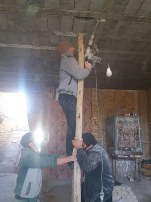 خدمت رسانی گروه جهادی شهید حسین منصوری حوزه والعادیات ناحیه روح ا... یزد