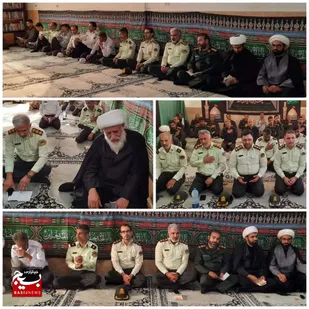 مراسم عزاداری امام حسین (ع) و یارانش  در سپاه ناحیه میناب