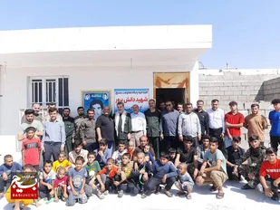 پایگاه های مقاومت بسیج برادران و خواهران روستای گلال کمپ باغملک افتتاح شد