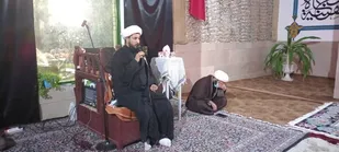 مراسم عزاداری و روضه خوانی در حرم مطهر شهدای گمنام کوهبنان برگزار شد.