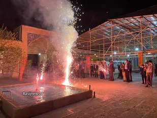 نور افشانی آسمان شهرکرد