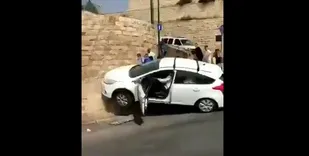 شهرک&zwnj;نشین صهیونیست چند معترض فلسطینی را با خودرو زیر گرفت