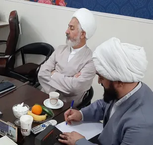 نشست صمیمی نماینده ولی فقیه در سپاه حضرت سیدالشهدا(ع) استان تهران با پاسداران پیشوا
