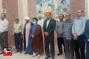 مراسم غبارروبی شهدای هشت سال دفاع مقدس بندر ریگ