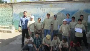 برگزاری اردوی جهادی حوزه امام حسن (ع) شهر صالح آباد
