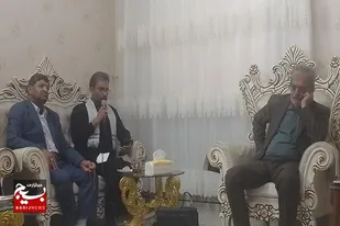 دیدار هیئت تفقد از خواهر بسیجی و مداح اهل بیت (ع)