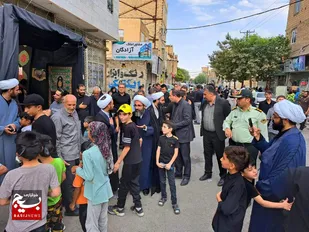 برگزاری پیاده روی جاماندگان اربعین حسینی شهرستان چهارباغ+تصاویر