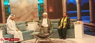 حضور فرمانده ناحیه مقاومت بسیج هویزه در شبکه تلویزیونی خوزستان به مناسبت سالروز آزادسازی رفیع قهرمان