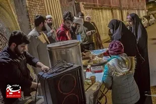 برپایی ایستگاه صلواتی افطاری ساده در بابل