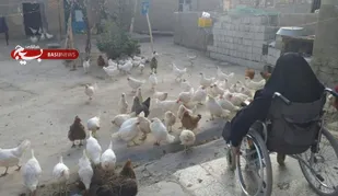 اقدام و عمل بانوی معلول اسدآبادی در اقتصاد مقاومتی