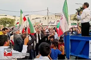 حماسه کنگانی&zwnj;ها در محکومیّت اغتشاشات اخیر
