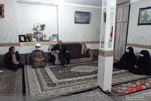 دیدار بسیجیان همدان با خانواده شهید &laquo;نعمتی&raquo;