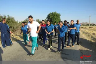 آزمون آمادگی جسمانی کارکنان سپاه ناحیه رزن