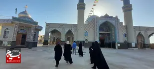 زیارت کاروان راهیان نور دانشجویی بوشهر در امامزاده عبدالله هندیجان