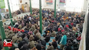 برگزاری همایش اقتدار بسیجیان شهرستان میامی در روستای نردین+ تصاویر