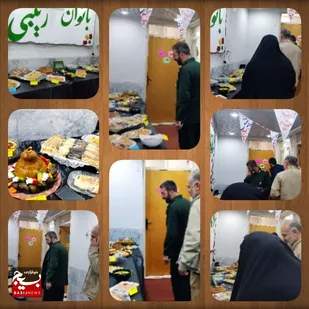 بازدید فرمانده سپاه ناحیه شاهرود از جشنواره غذای زینبی
