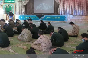 مراسم سوگواری شهادت امام حسن عسکری(ع) در تیپ انصارالحسین(ع) همدان