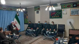 دیدار فرمانده سپاه صاحب الامر(عج) استان قزوین با امام جمعه تاکستان